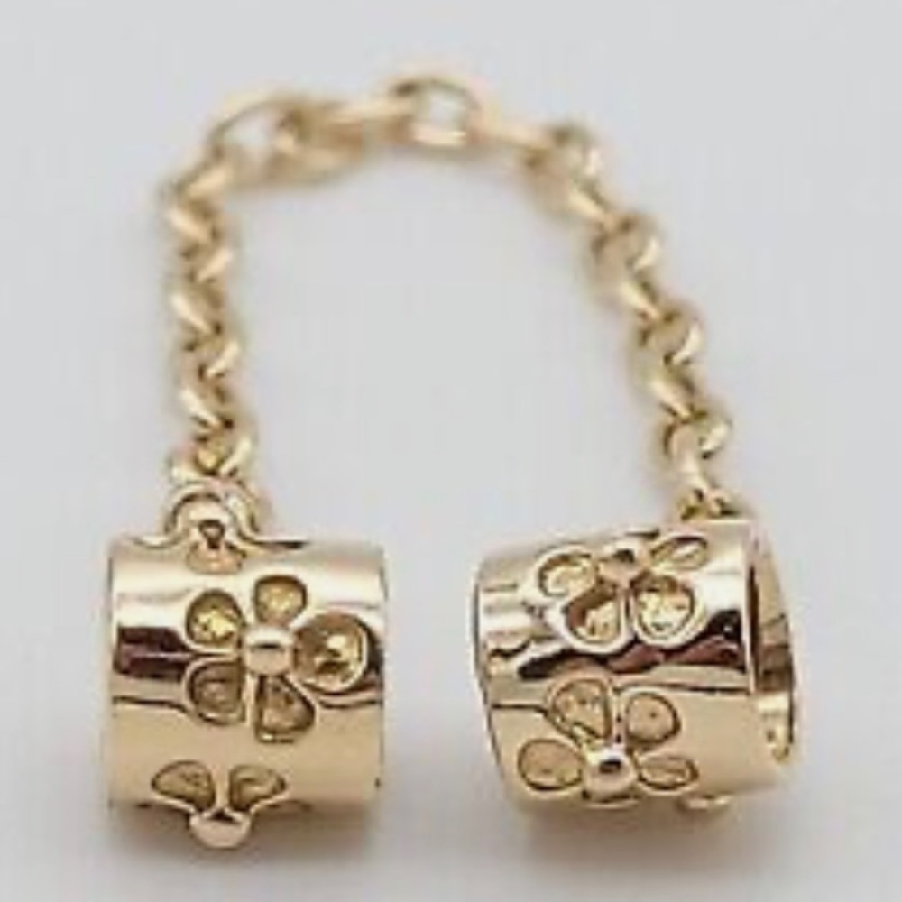 Authentic 14k Pandora safety chain for Pandora bracelet